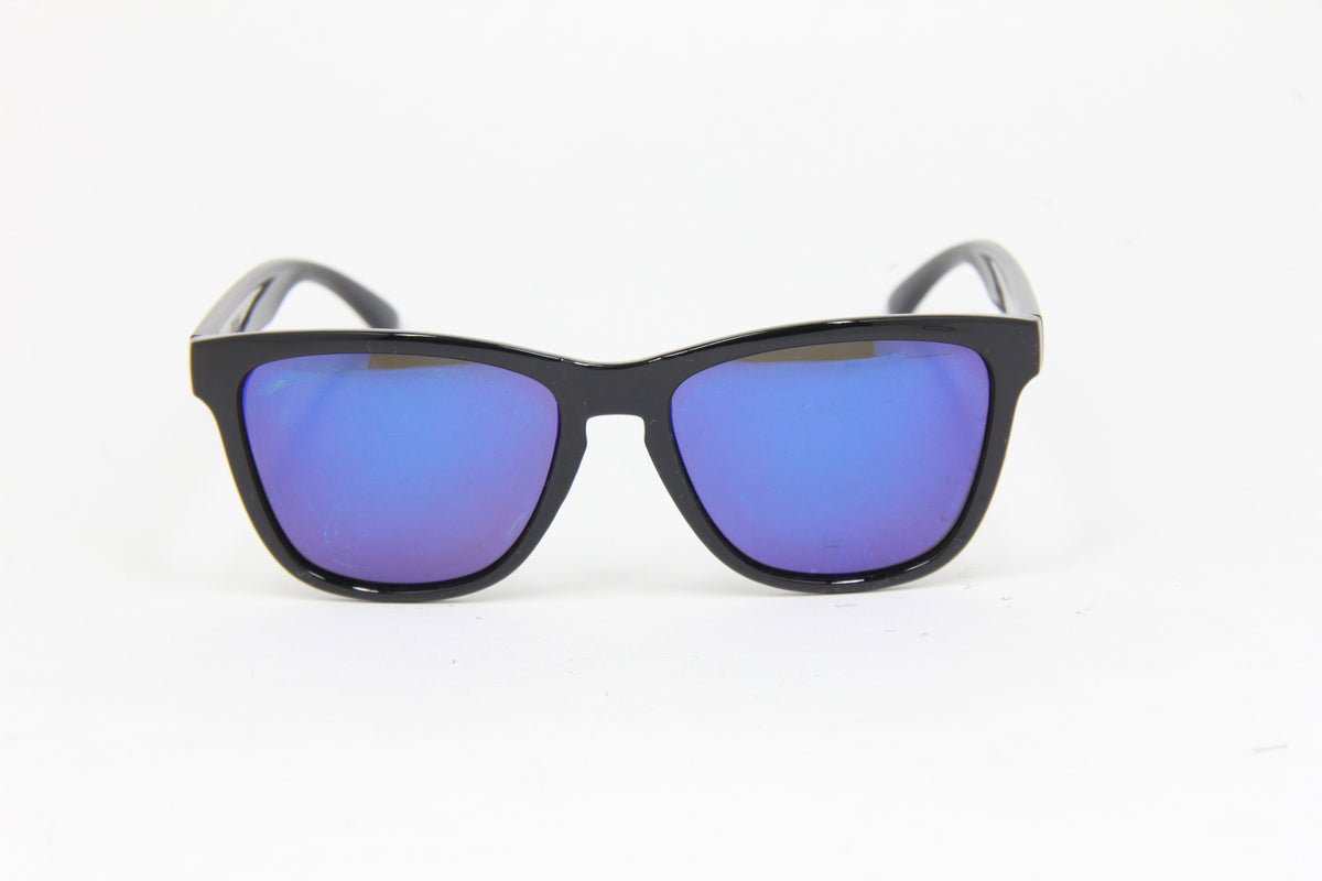 OUTLET THOR GLOSS BLACK BLUE POLARIZED SUNGLASSES