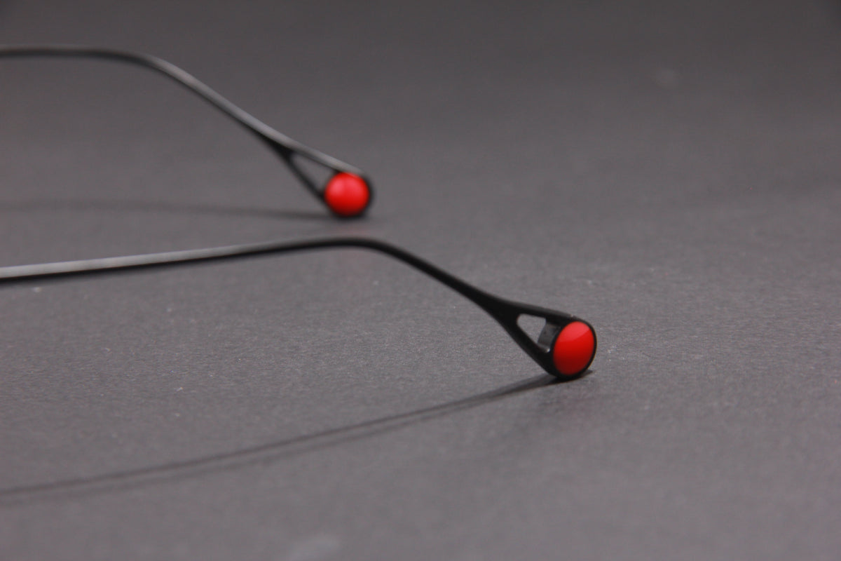 TITAN NUKE TITANIUM GUN MATTE BLACK RIMLESS PRESCRIPTION EYEGLASSES SPECTACLES