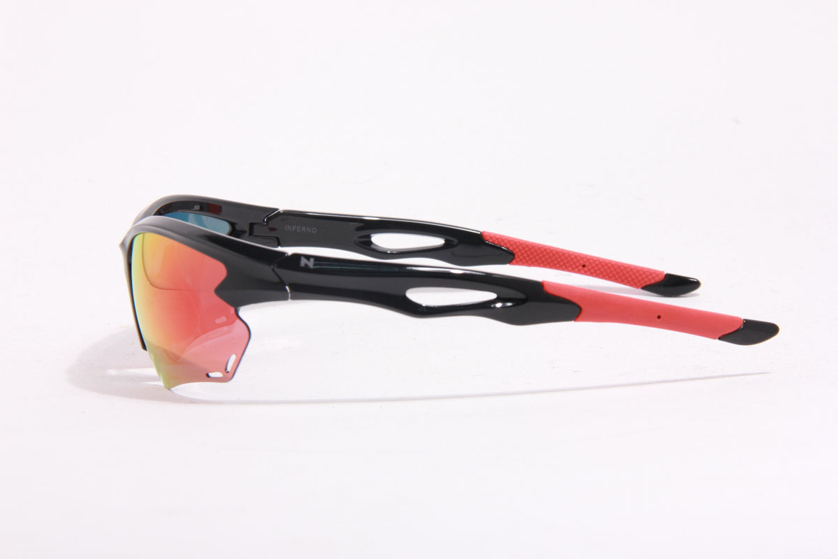 INFERNO GLOSS BLACK RED TIP RUBY POLARIZED