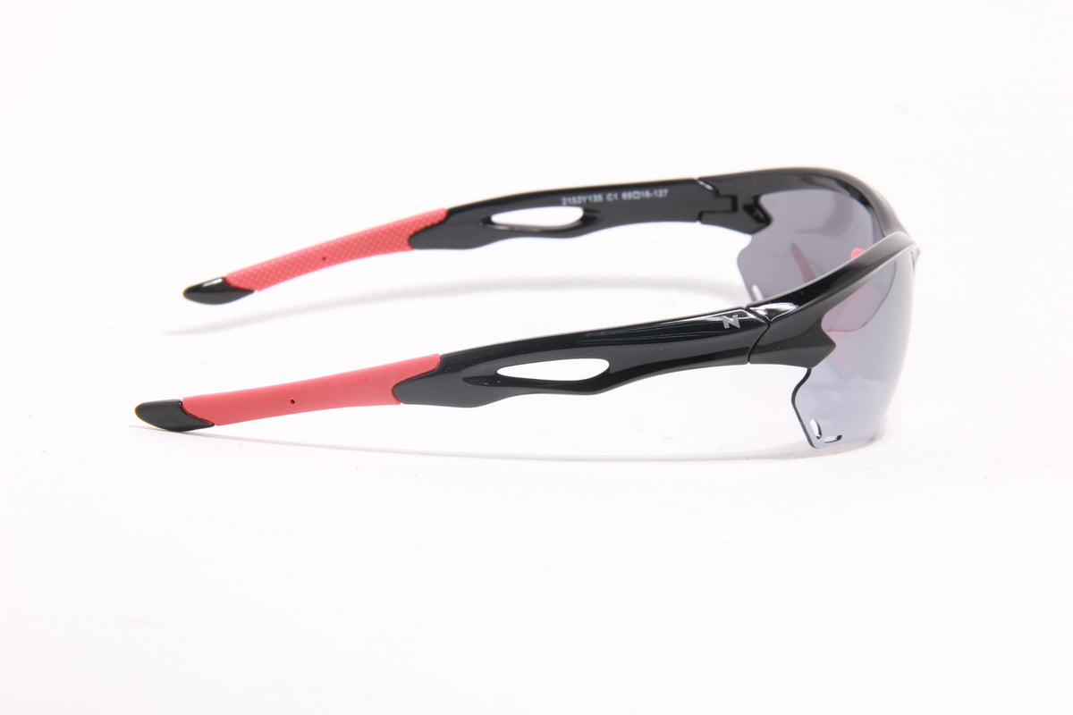 INFERNO GLOSS BLACK RED TIP SILVER POLARIZED