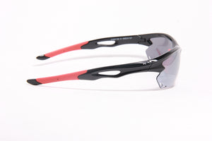 INFERNO GLOSS BLACK RED TIP SILVER POLARIZED
