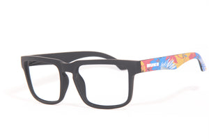 ORACLE MATTE BLACK TROPIC PRINT PRESCRIPTON GLASSES