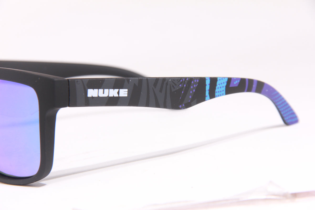 ORACLE MATTE BLACK BLUE GRAFITTI PRINT PRESCRIPTON GLASSES