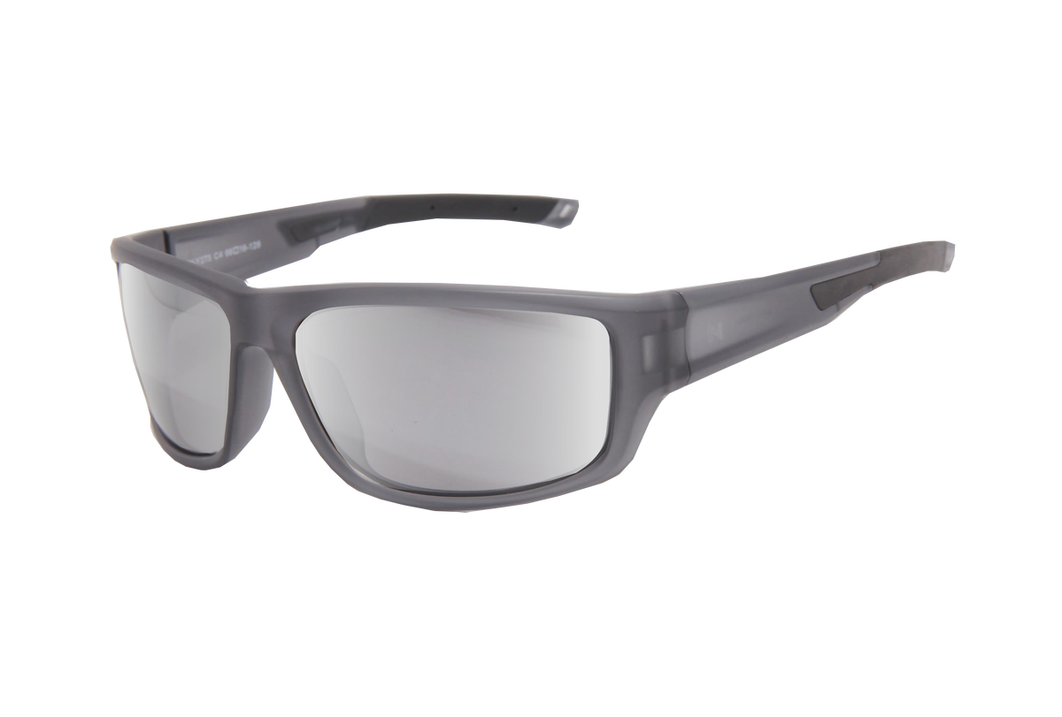 SPECTRAL FROSTED GREY SILVER POLARIZED UV400 SUNGLASSES