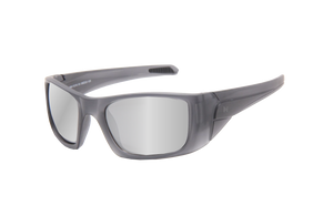VOID FROSTED GREY SILVER POLARIZED UV400 SUNGLASSES