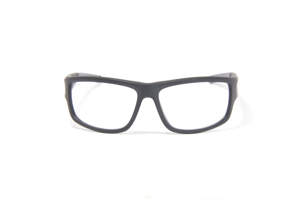 SPECTRAL Z87.1 MATTE BLACK GREY TIP CLEAR Z87.1