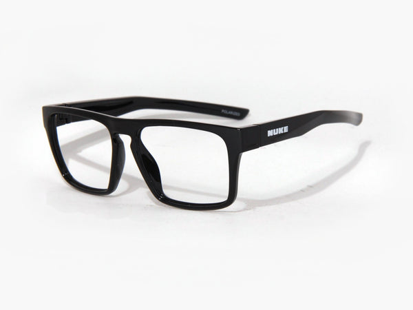 DART Gloss Black prescription eyeglasses, perspective view