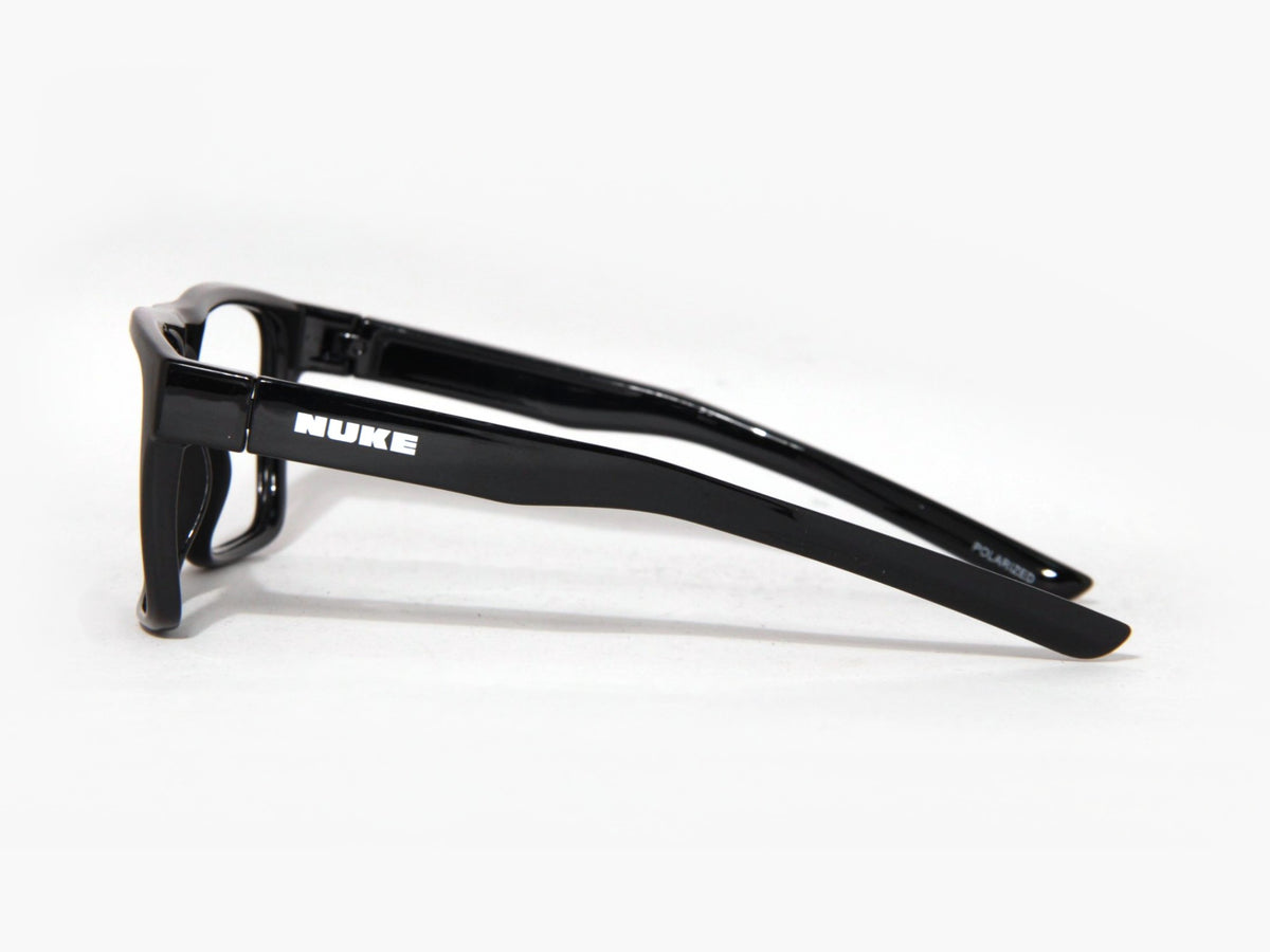 DART Gloss Black prescription eyeglasses, side view