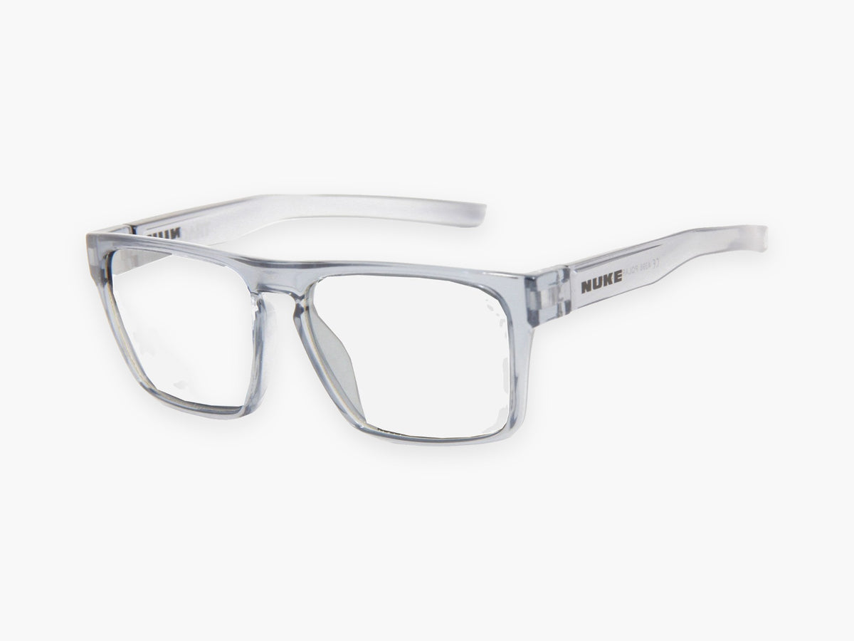 Dart eyeglasses Transparent Grey, perspective
