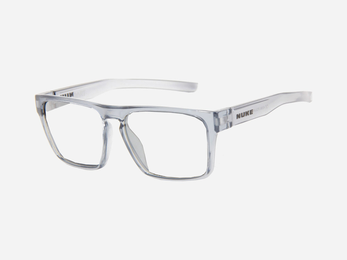Dart eyeglasses Transparent Grey, perspective