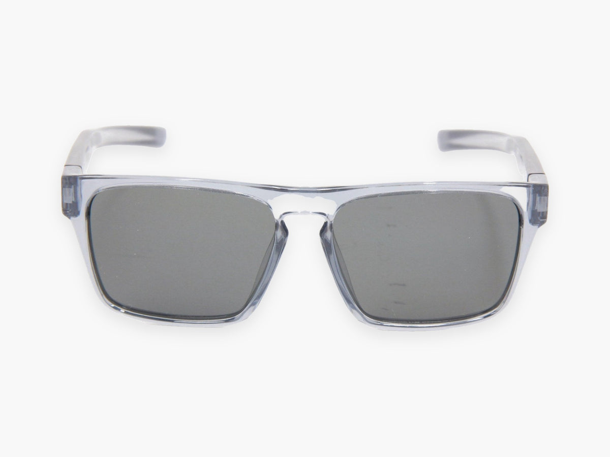 DART Transparent Grey polarized sunglasses, front view