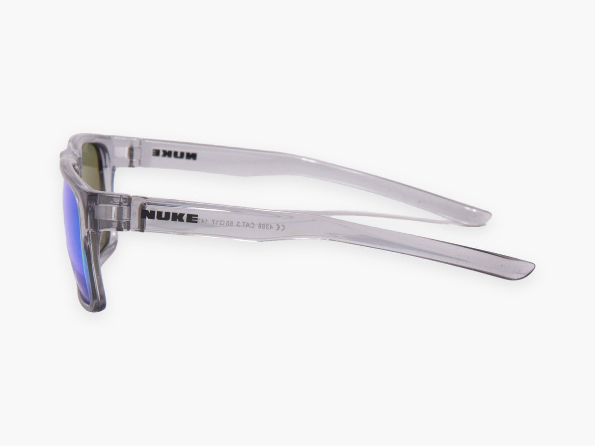 DART Transparent Grey Blue polarized sunglasses, side view