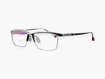 IGNITE Matte Black Silver Eyeglasses 1