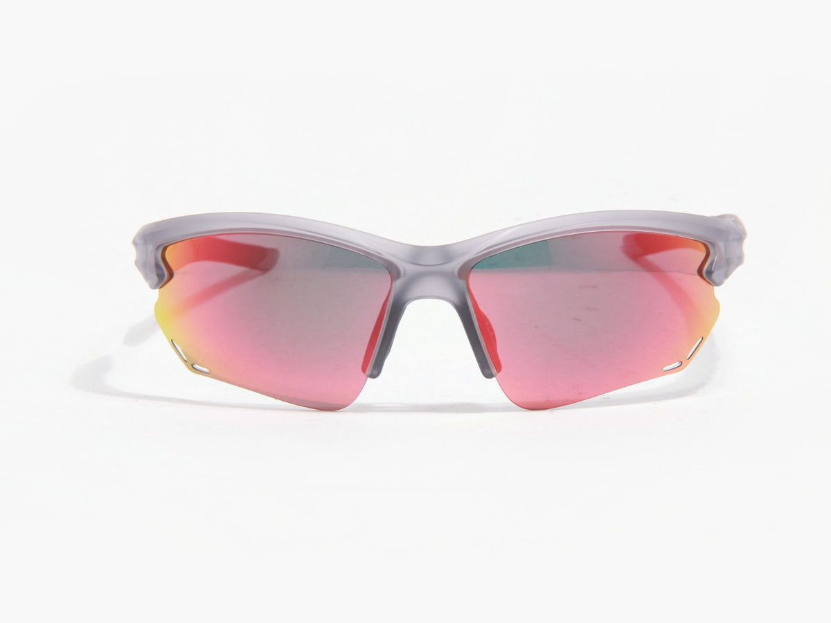 INFERNO Frosted Grey Ruby polarized sunglasses, front view