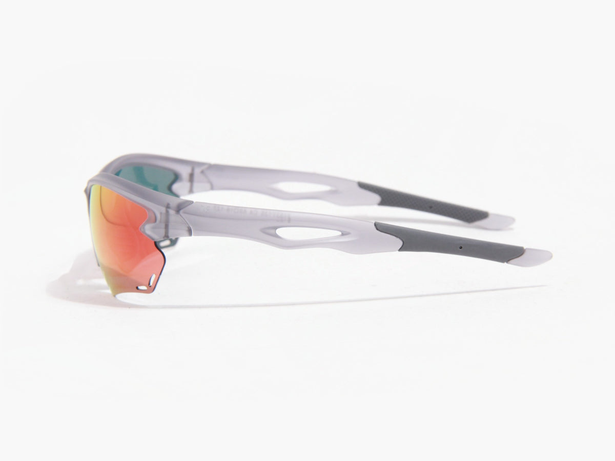 INFERNO Frosted Grey Ruby polarized sunglasses, side view