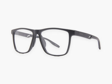 LUNAR SQUARE Matte Black Eyeglasses 1