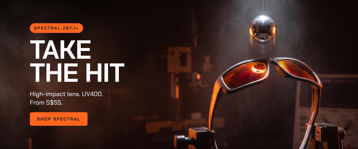 SPECTRAL Z87.1+ high-impact sunglasses, from S$55