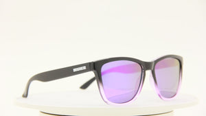 2024 BOOZEFACE II GLOSS BLACK FADE LIGHT PURPLE PURPLE POLARIZED SUNGLASSES