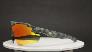 COMBO 2025 STINGER JUNGLE GUN GREY CAMO RUBY FIRE POLARIZED RX PRESCRIPTION SUNGLASSES