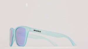 BOOZEFACE II GLOSS BLACK FADE CLEAR BLUE BLUE POLARIZED