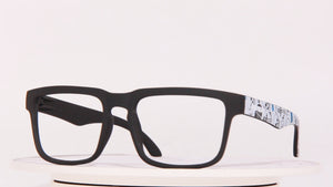 ORACLE MATTE BLACK  SKULL PRINT PRESCRIPTON GLASSES