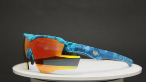 COMBO 2025 STINGER OCEAN CAMO RUBY FIRE POLARIZED RX PRESCRIPTION SUNGLASSES