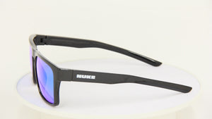 DART GLOSS BLACK BLUE POLARIZED SUNGLASSES