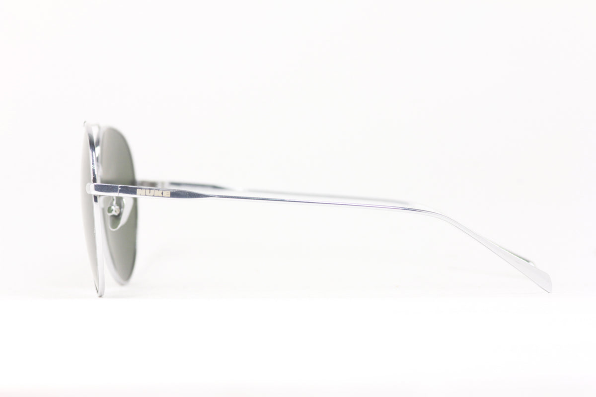 NUKE ARROW TITANIUM SILVER POLARIZED SUNGLASSES (HANDCRAFTED EDITION)