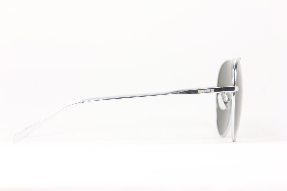 NUKE ARROW TITANIUM SILVER POLARIZED SUNGLASSES (HANDCRAFTED EDITION)