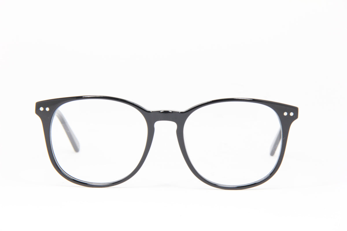 OUTLET NUKE N2  ROUND GLOSS BLACK EYEGLASS