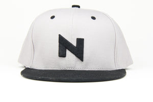 2023 NUKE SNAP BACK BLACK GREY CAP N LOGO