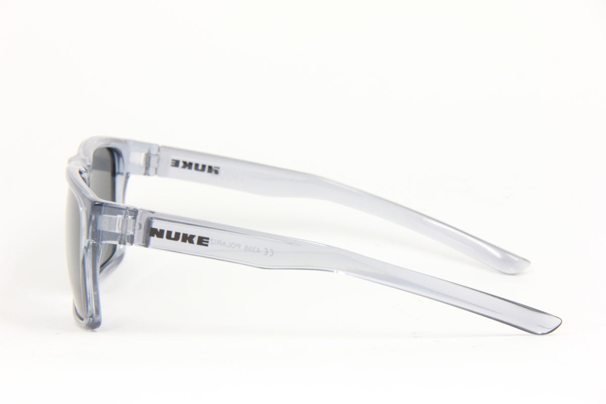 DART CLEAR TRANSPARENT GREY BLACK POLARIZED SUNGLASSES