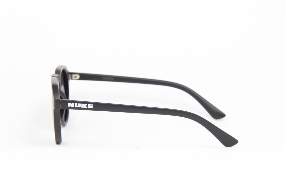 OUTLET COBRA MATTE BLACK BLACK POLARIZED SUNGLASSES