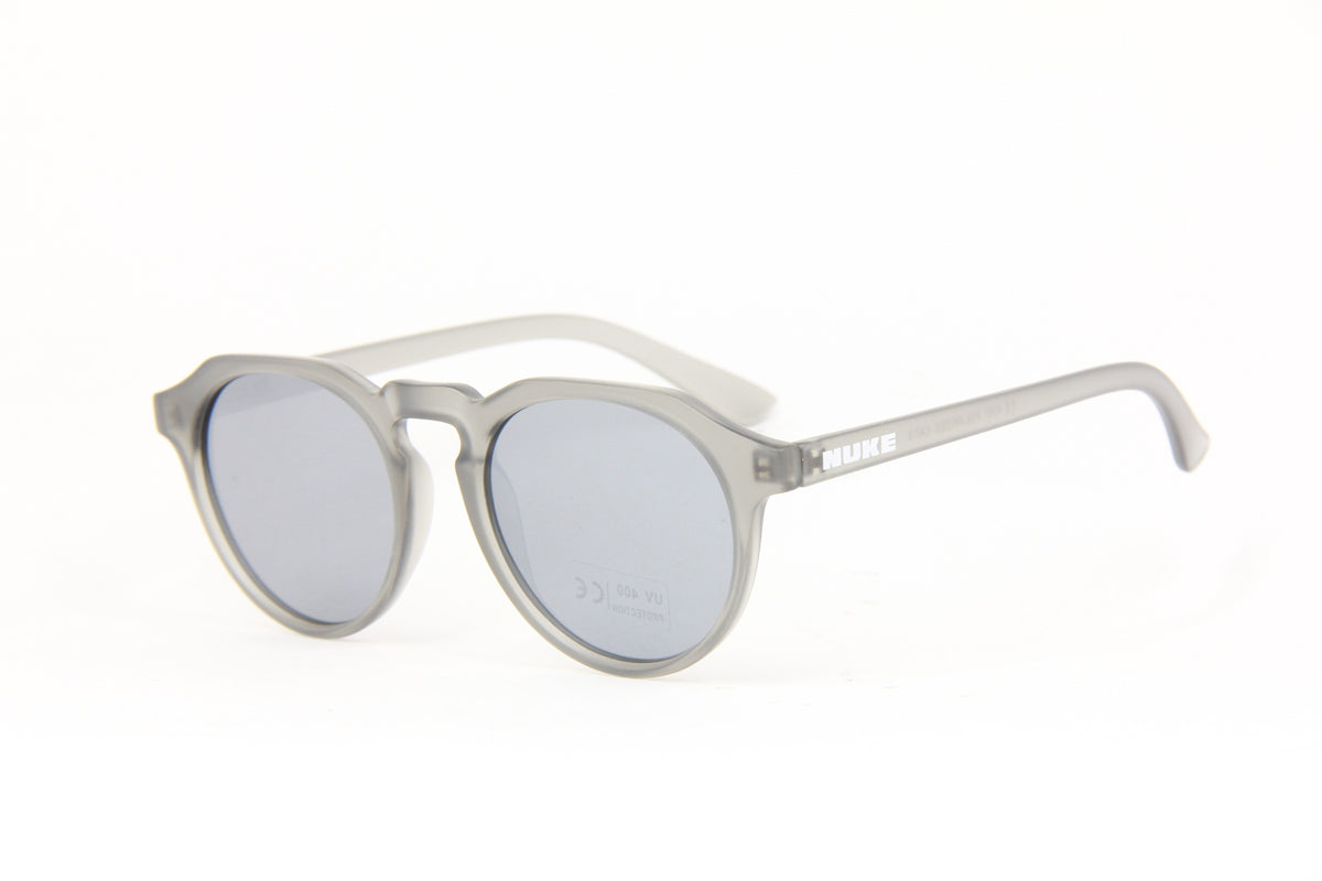 OUTLET COBRA FROSTED GREY SILVER POLARIZED SUNGLASSES