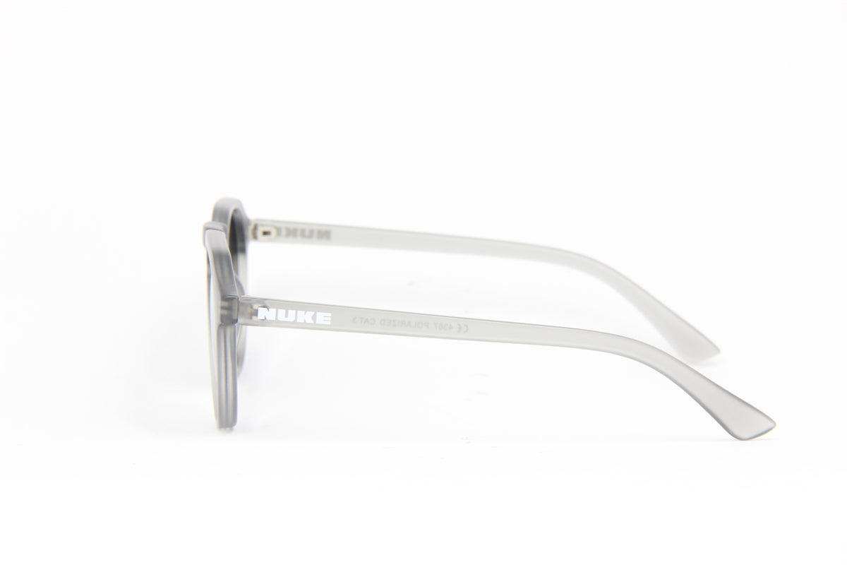 OUTLET COBRA FROSTED GREY SILVER POLARIZED SUNGLASSES