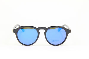 (LAST PIECE) COBRA GLOSS BLACK BLUE SUNGLASSES