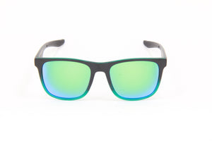 2023 HADES MATTE BLACK FROSTED GREEN GREEN POLARIZED SUNGLASSES