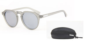 2023 COBRA FROSTED GREY SILVER POLARIZED SUNGLASSES